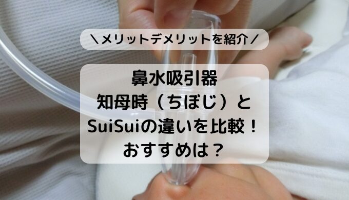 知母時ちぼじとSuiSuiスイスイの違いを比較