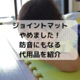 ジョイントマットやめた。やめたほうがいい？防音にもなる代用品を紹介