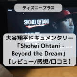 ディズニープラス大谷翔平ドキュメンタリー「Shohei Ohtani – Beyond the Dream」レビュー・感想・口コミ